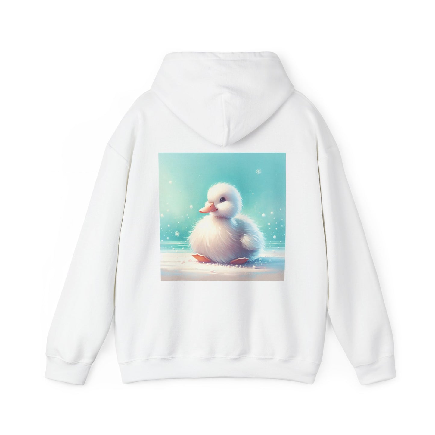 Cute Duckling Unisex Hooded Sweatshirt, Cozy Hoodie, Animal Lover Gift, Spring Fashion, Cute Sweatshirt, Comfortable Layering
