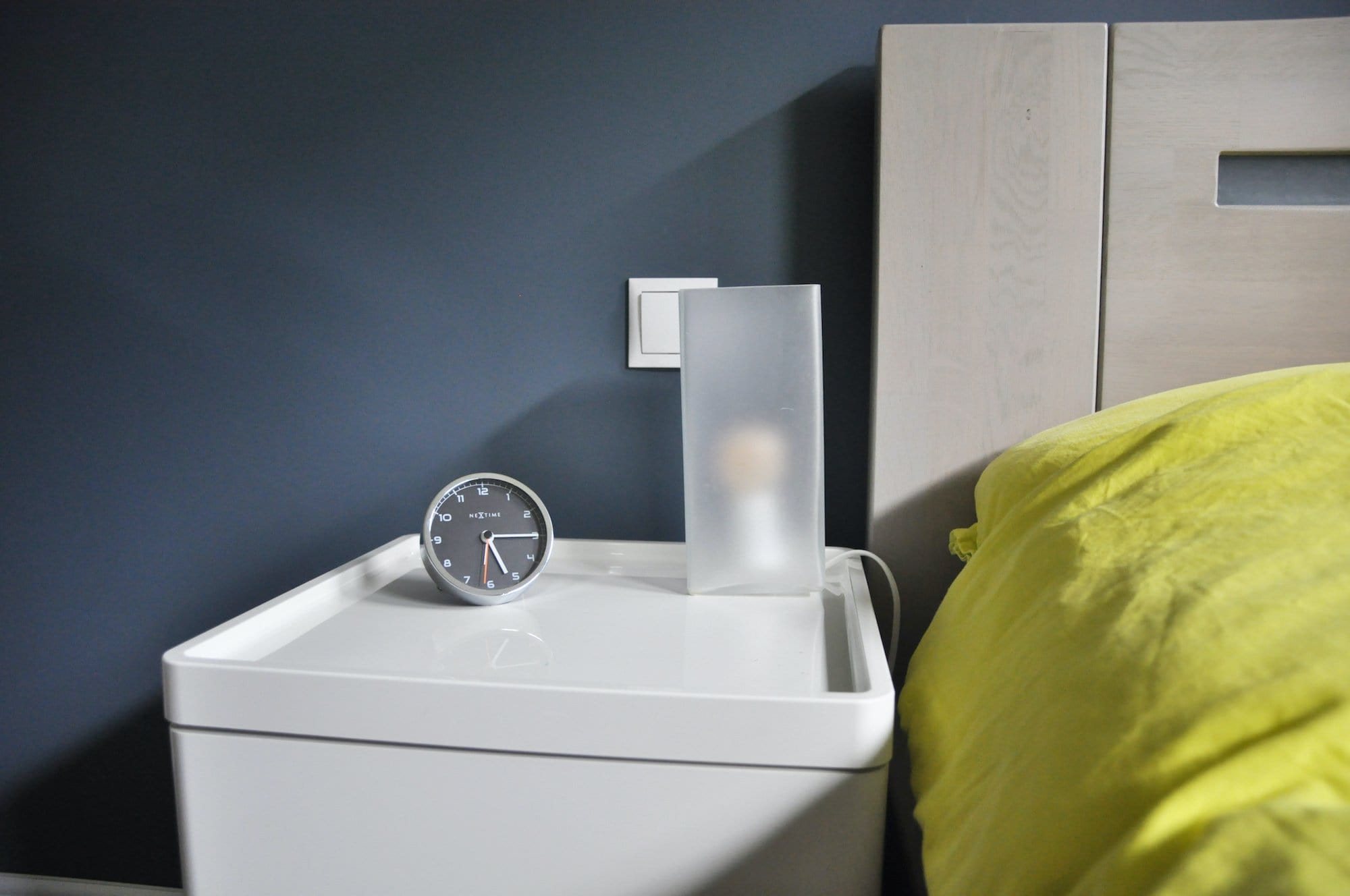 Alarm clock - 9 x 9 x 7.5 cm - Metal - 'Company Alarm' - Goat Corp