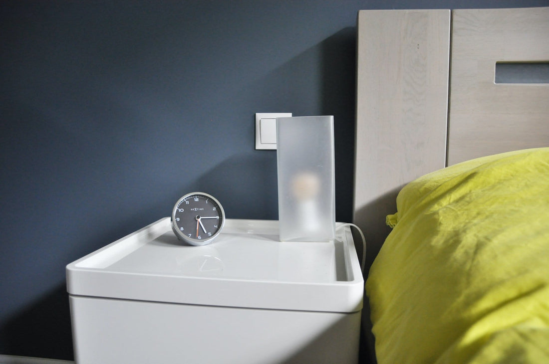 Alarm clock - 9 x 9 x 7.5 cm - Metal - 'Company Alarm' - Goat Corp