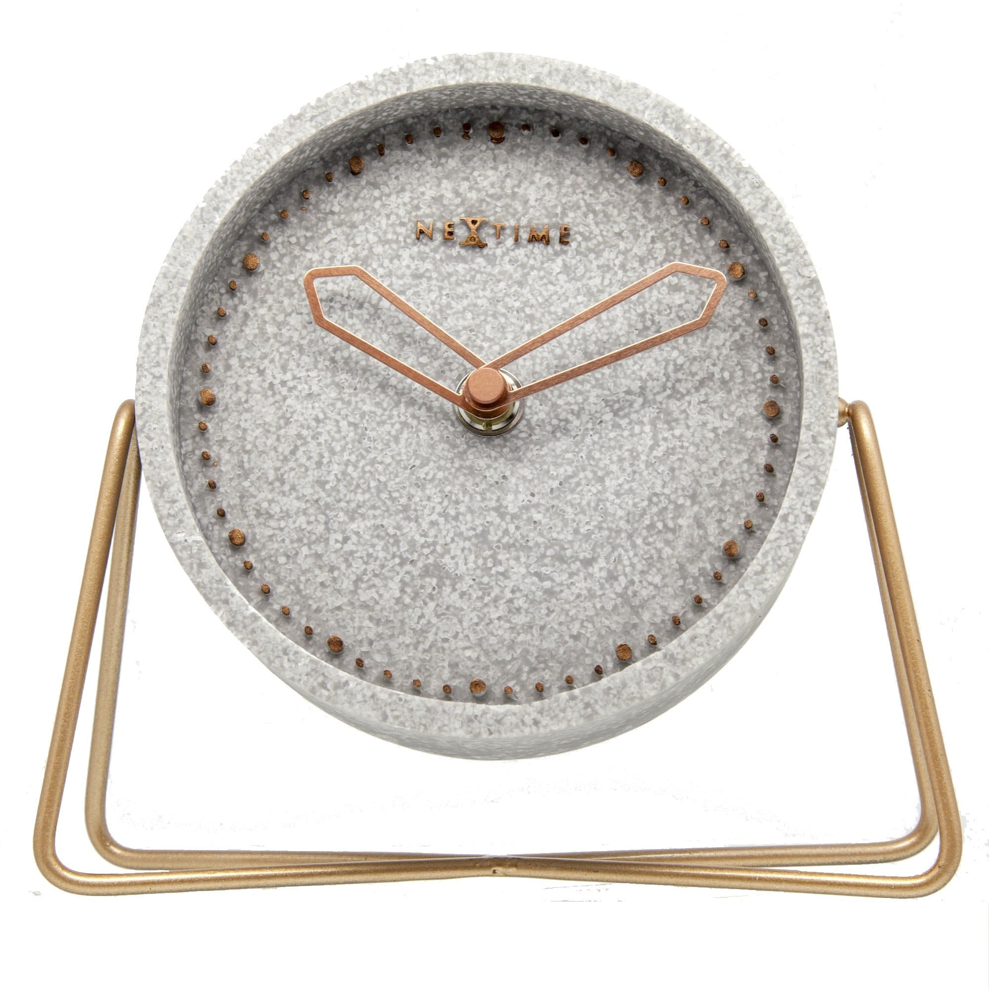 Table clock - 17.5 x 15.5 x 5 cm - Polyresin - Goat Corp