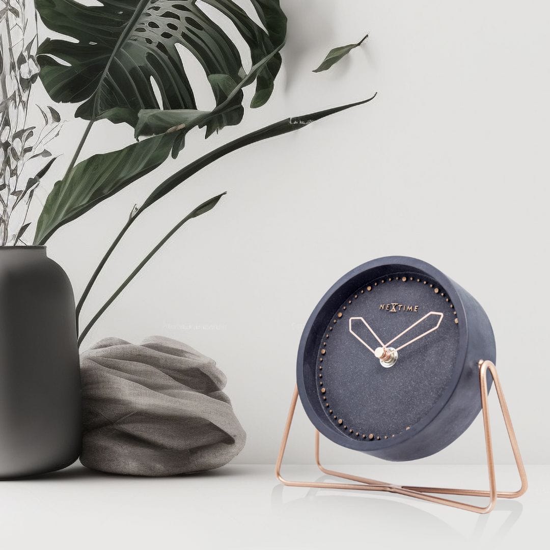 Table clock - 17.5 x 15.5 x 5 cm - Polyresin - Goat Corp