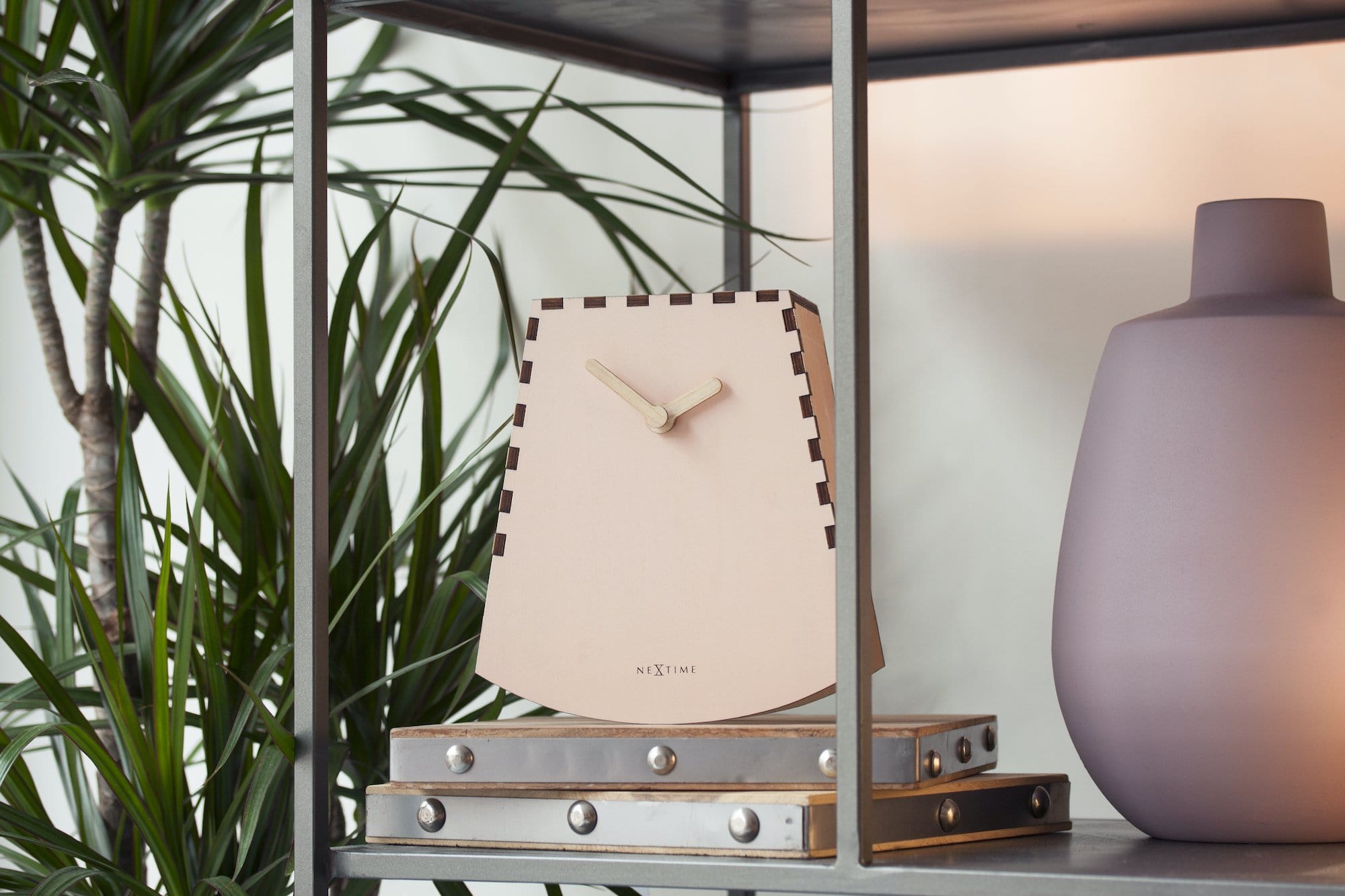 Table clock -  20 cm -Wood - Motion Clock-  'Rocky' - Goat Corp