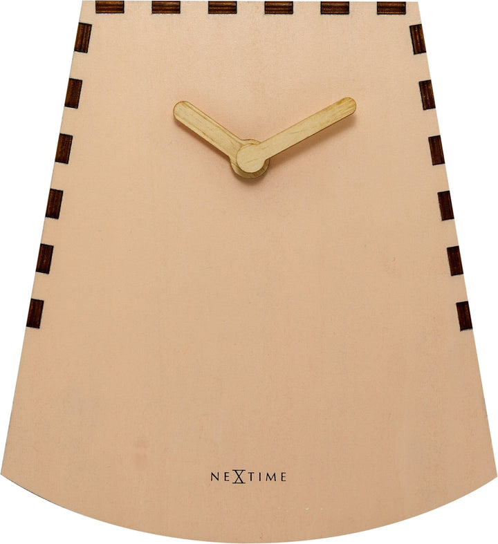 Table clock -  20 cm -Wood - Motion Clock-  'Rocky' - Goat Corp