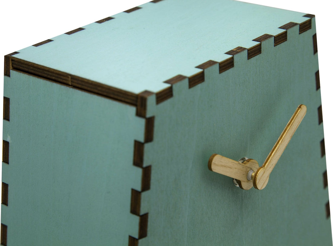 Table clock -  20 cm -Wood - Motion Clock-  'Rocky' - Goat Corp