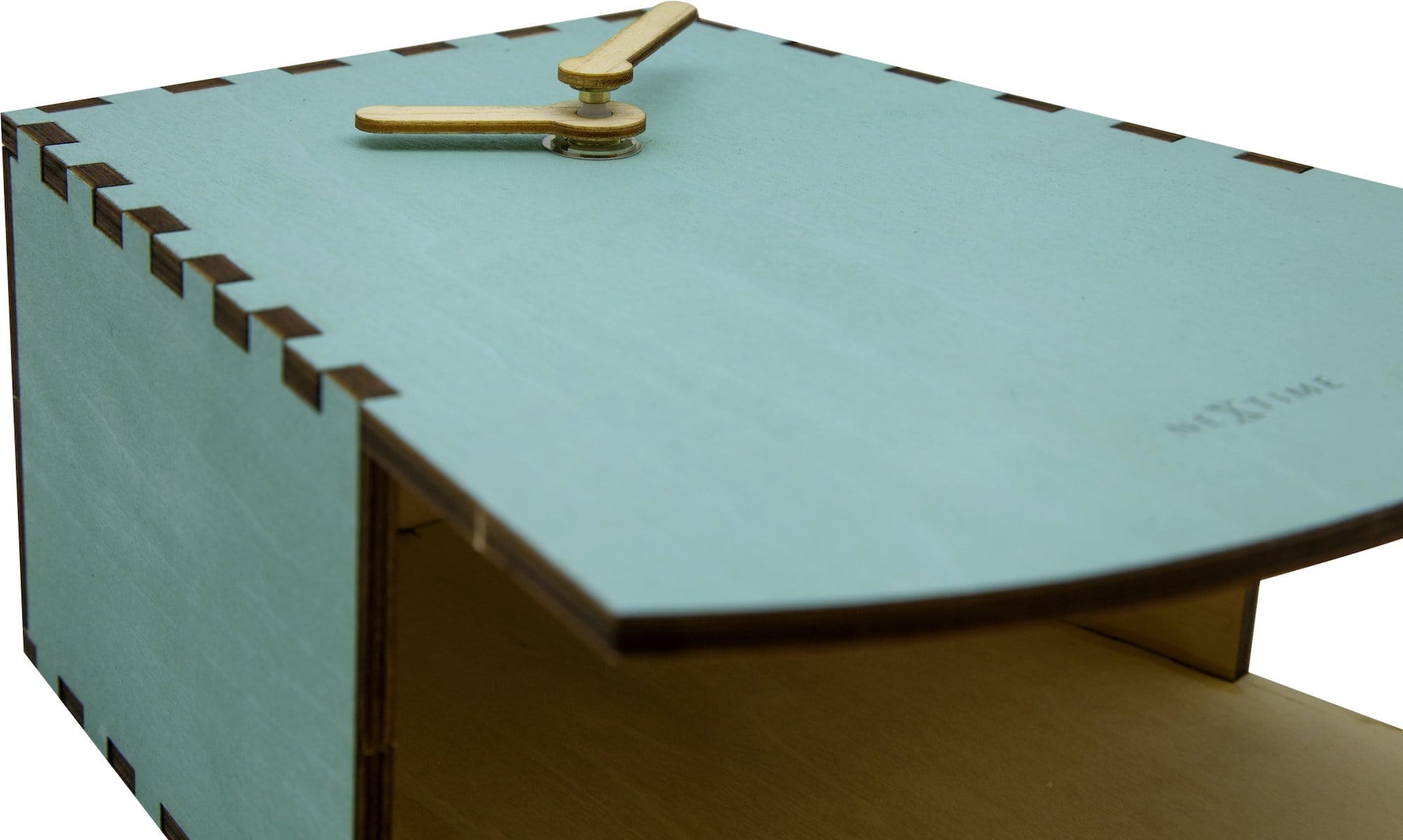 Table clock -  20 cm -Wood - Motion Clock-  'Rocky' - Goat Corp