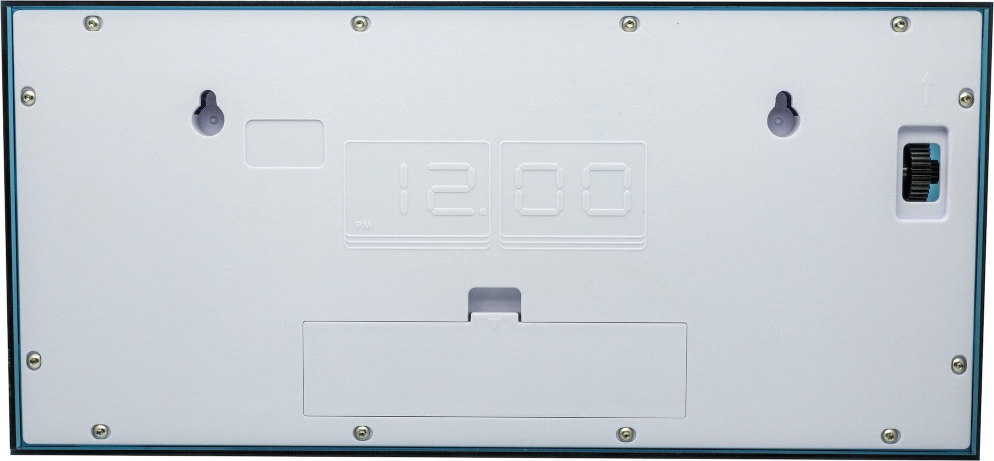 Table clock -  36 cm - Acrylic - Flip Clock-  'Big Flip Clear' - Goat Corp