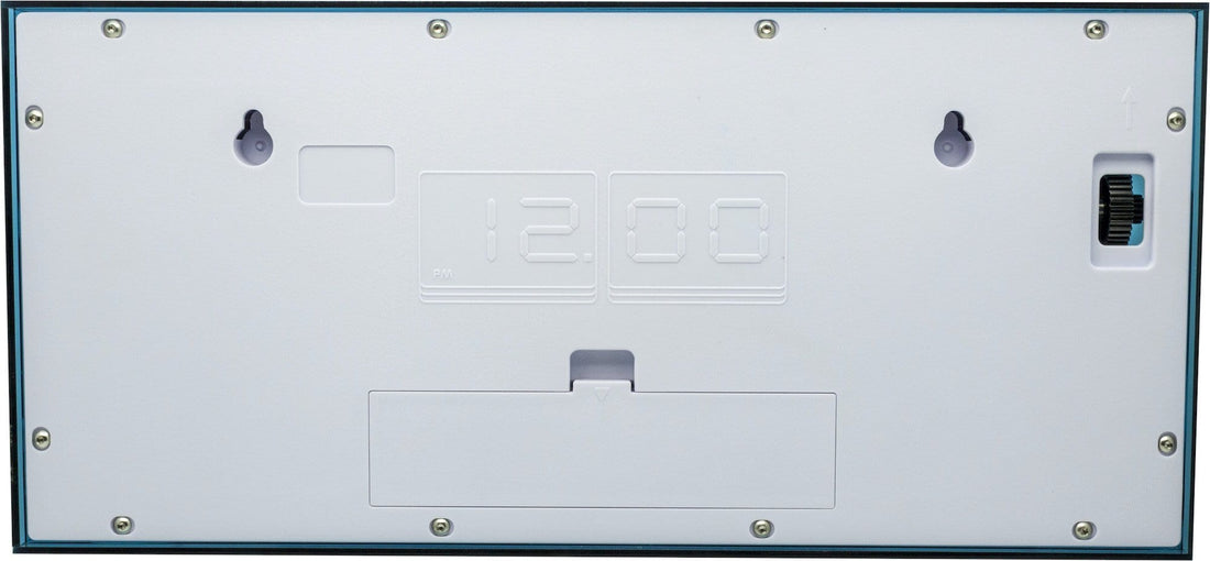 Table clock -  36 cm - Acrylic - Flip Clock-  'Big Flip Clear' - Goat Corp