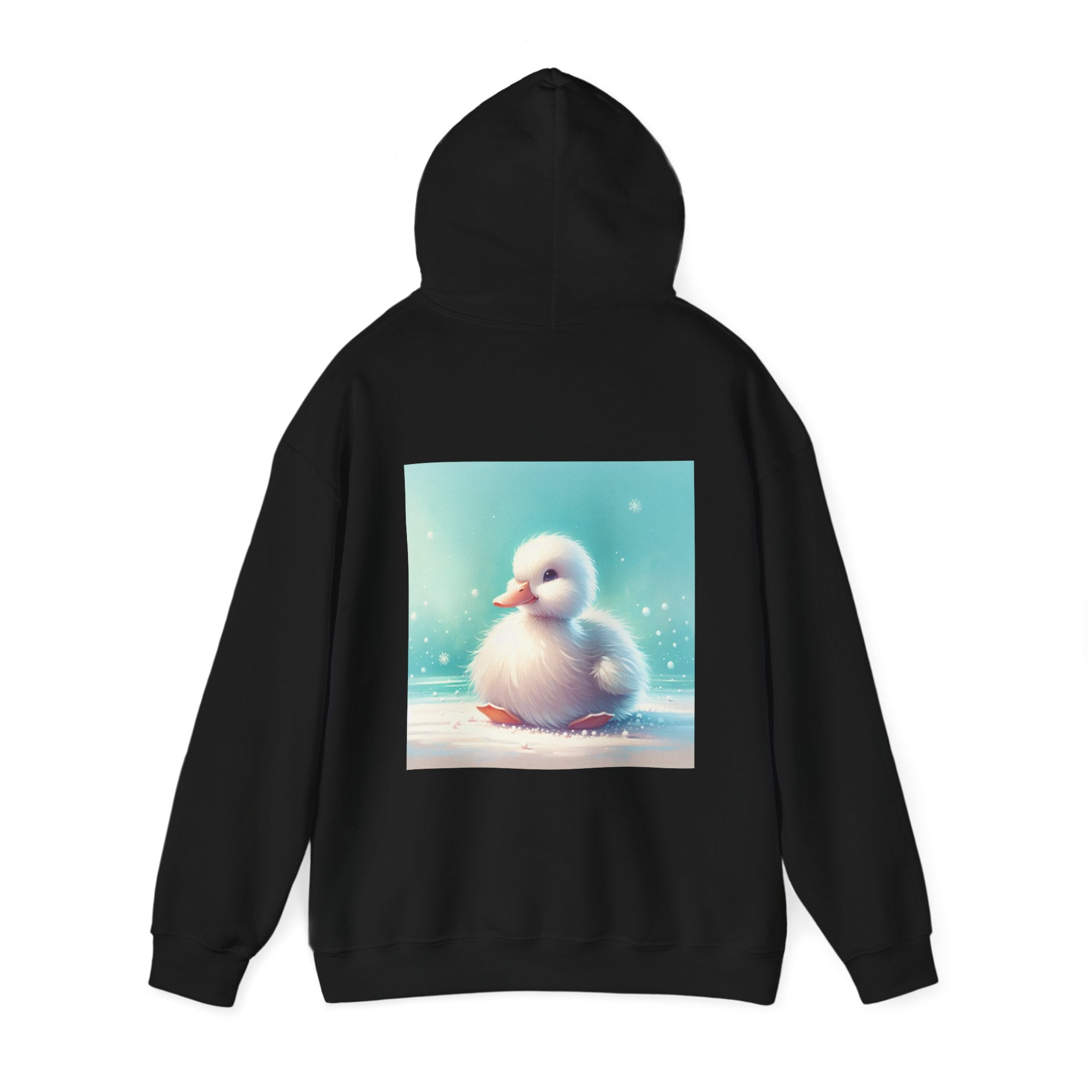 Cute Duckling Unisex Hooded Sweatshirt, Cozy Hoodie, Animal Lover Gift, Spring Fashion, Cute Sweatshirt, Comfortable Layering - Goat Corp