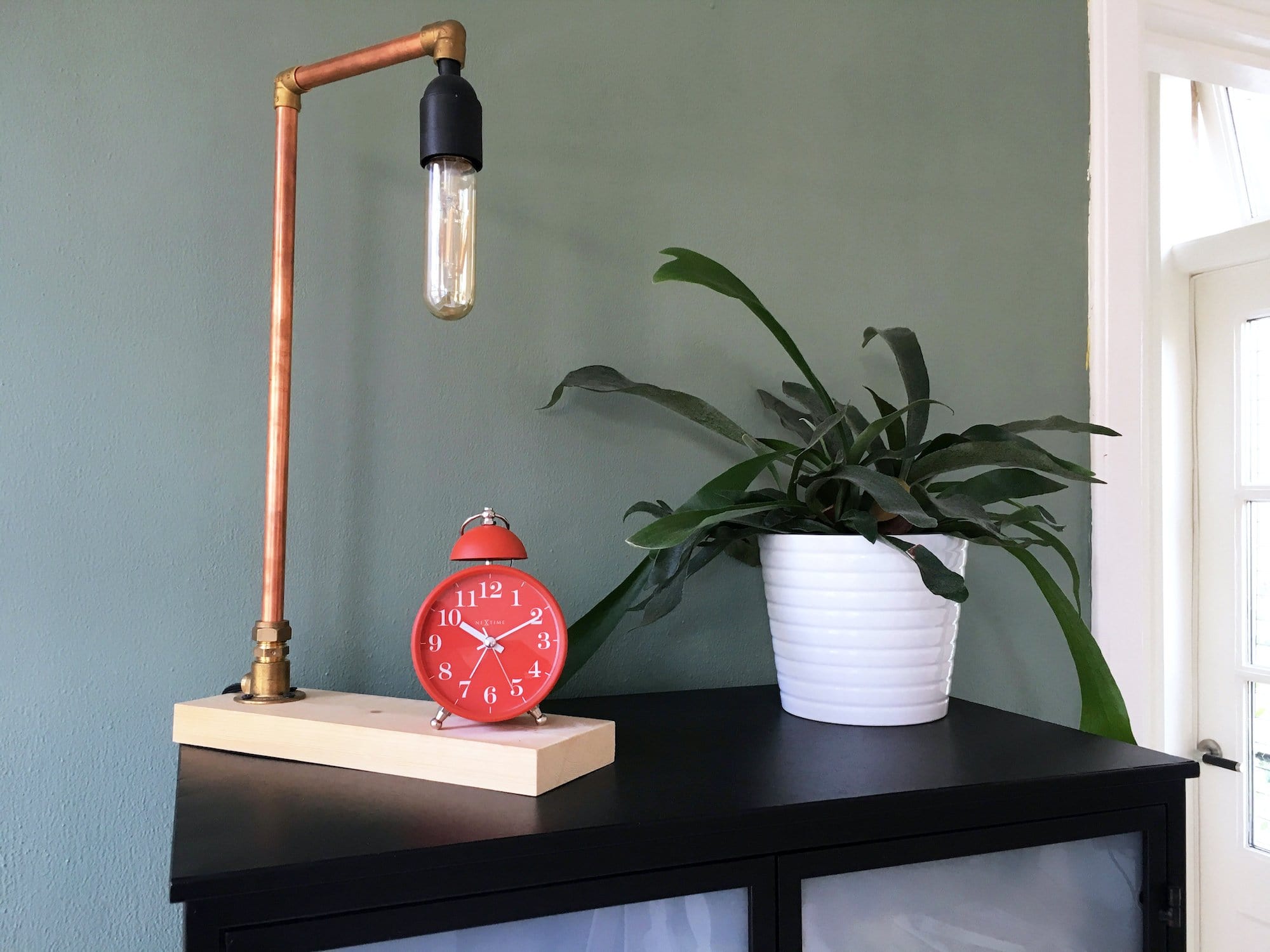 Alarm clock -  16 cm - Metal - Loud Alarm- 'Single Bell' - Goat Corp