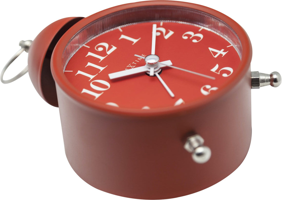 Alarm clock -  16 cm - Metal - Loud Alarm- 'Single Bell' - Goat Corp