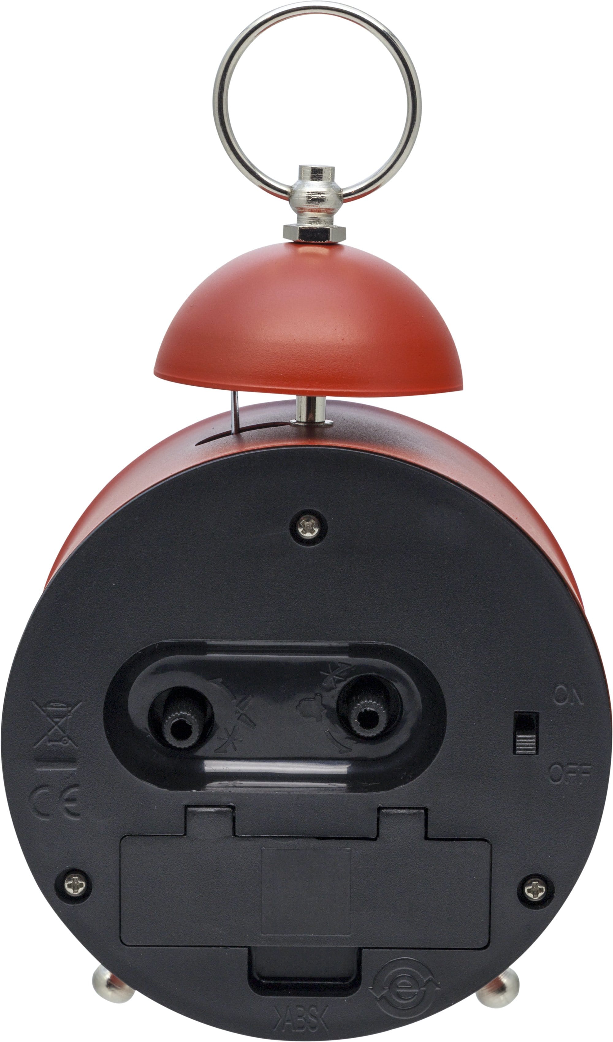 Alarm clock -  16 cm - Metal - Loud Alarm- 'Single Bell' - Goat Corp