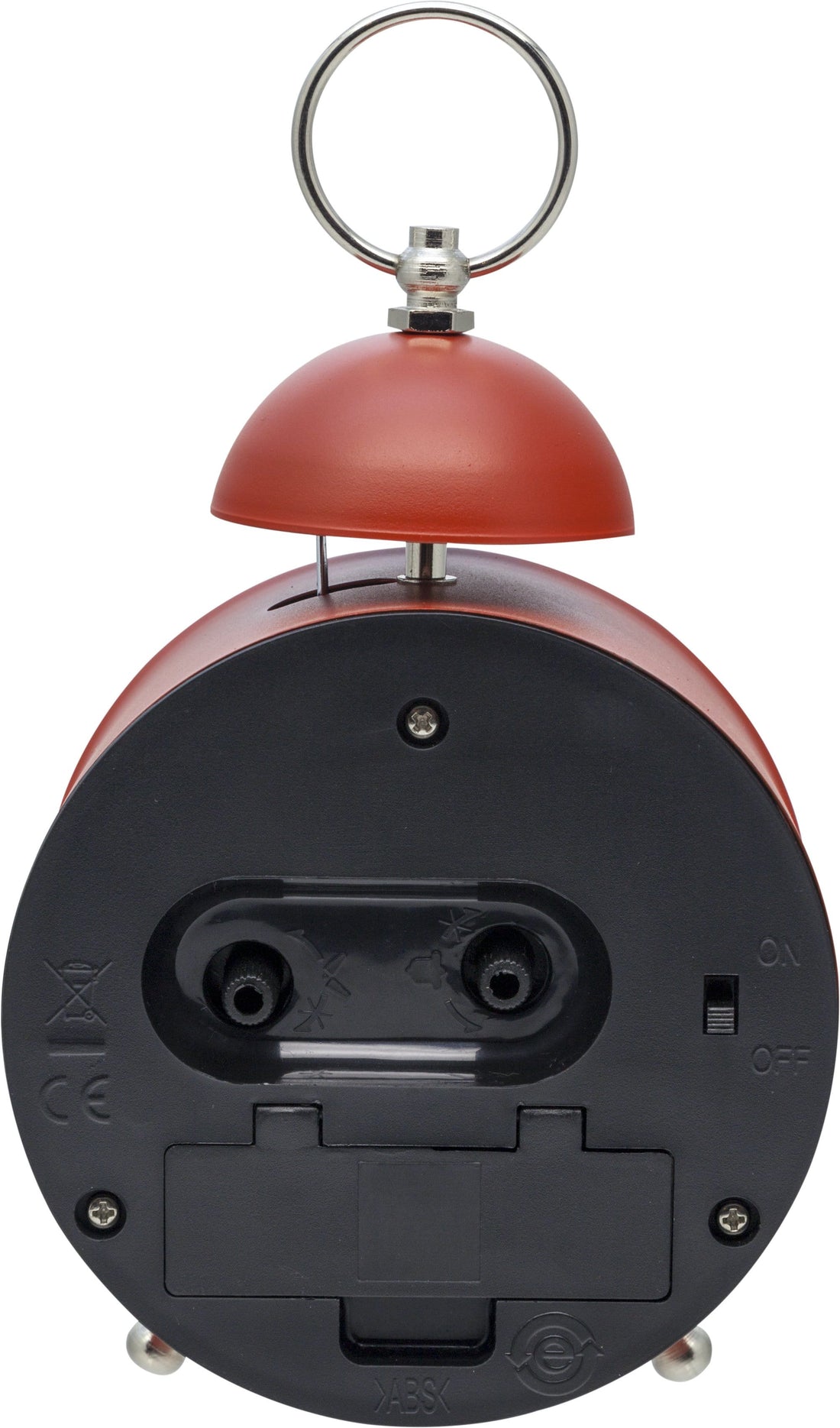 Alarm clock -  16 cm - Metal - Loud Alarm- 'Single Bell' - Goat Corp