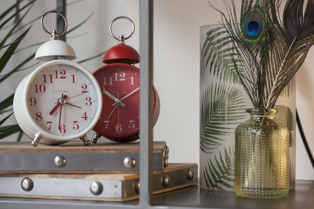 Alarm clock -  16 cm - Metal - Loud Alarm- 'Single Bell' - Goat Corp