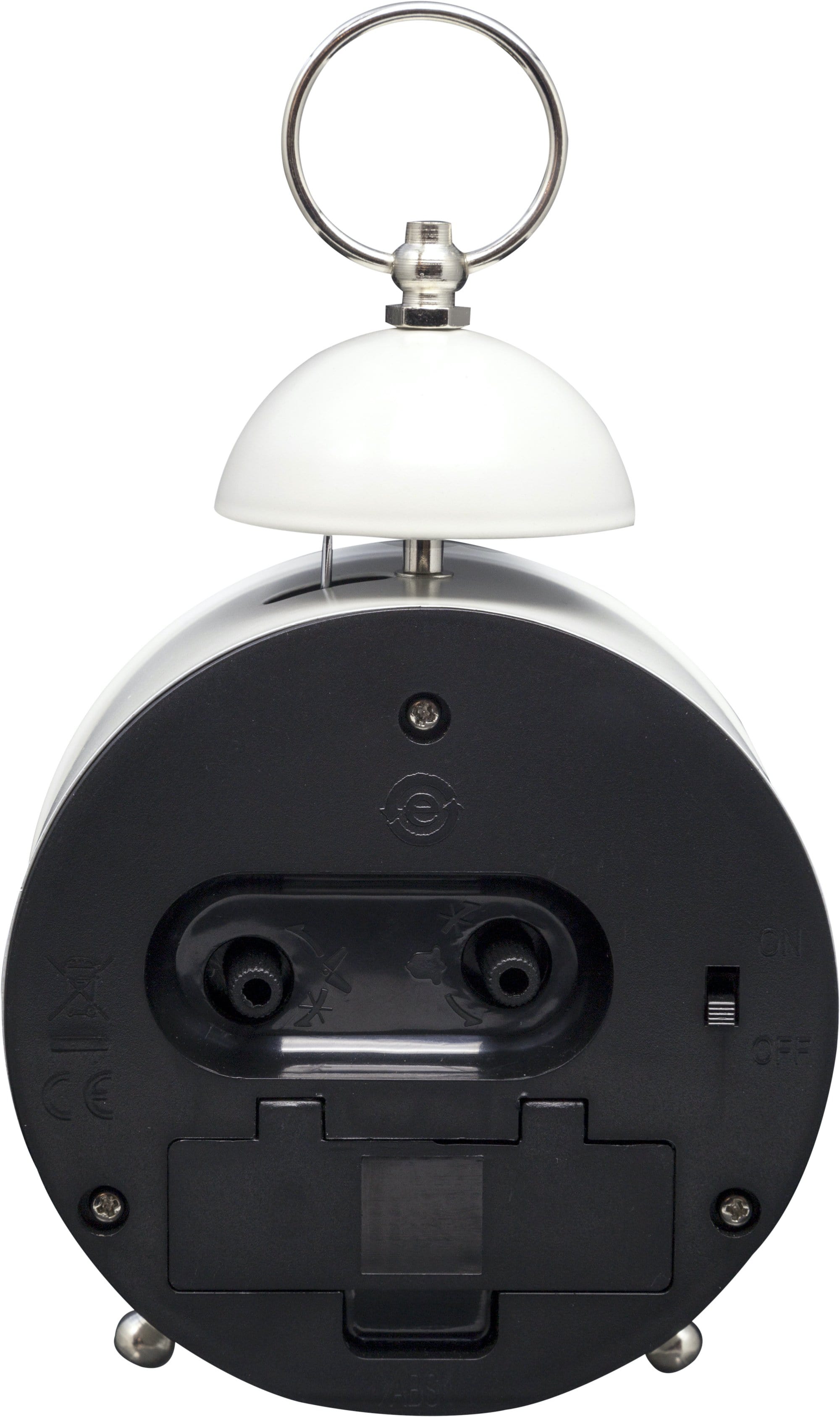 Alarm clock -  16 cm - Metal - Loud Alarm- 'Single Bell' - Goat Corp