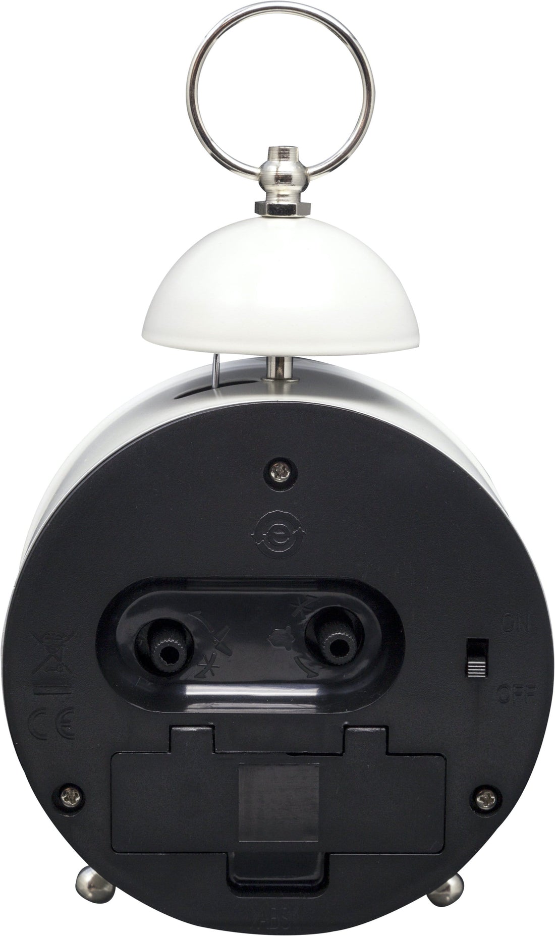 Alarm clock -  16 cm - Metal - Loud Alarm- 'Single Bell' - Goat Corp