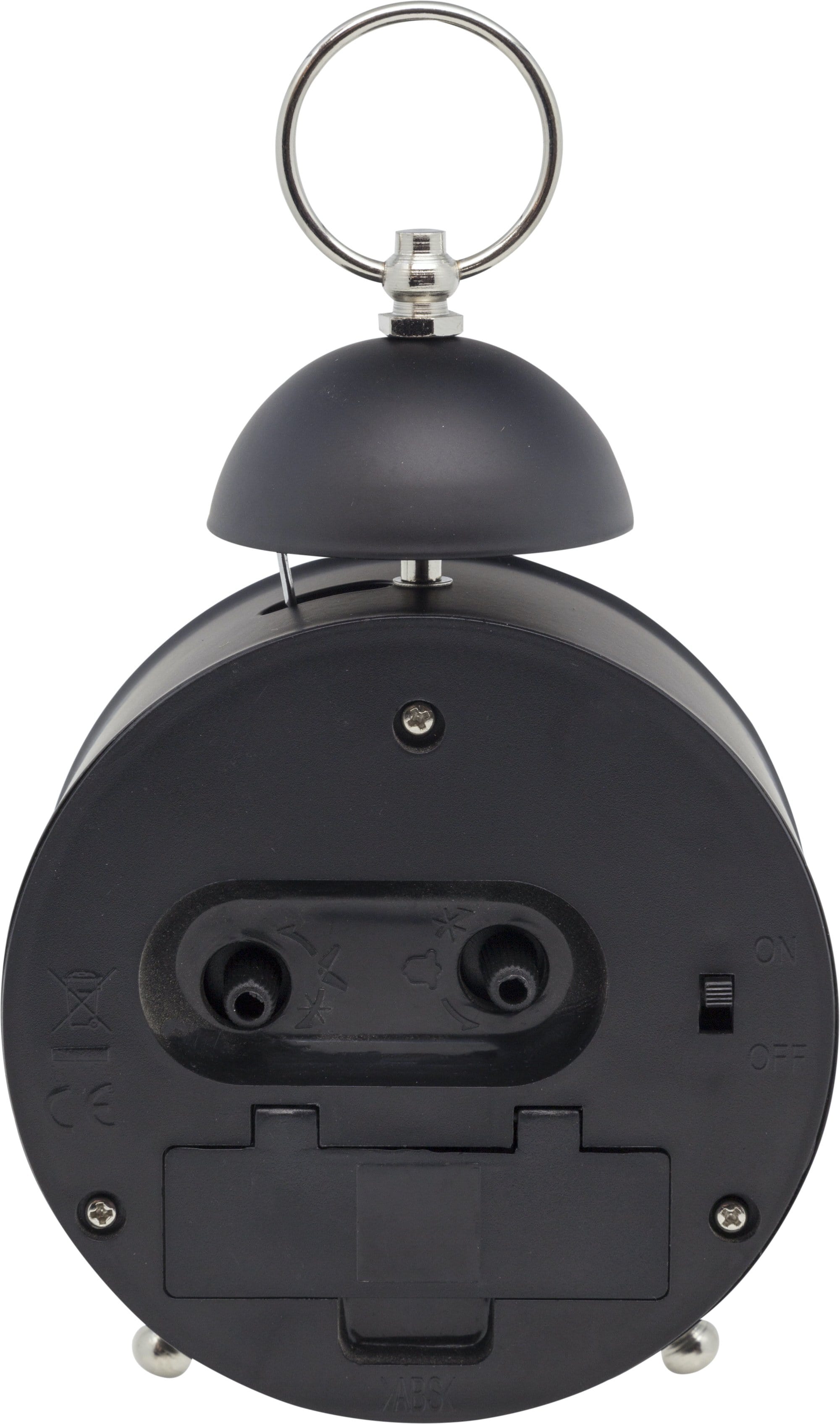 Alarm clock -  16 cm - Metal - Loud Alarm- 'Single Bell' - Goat Corp