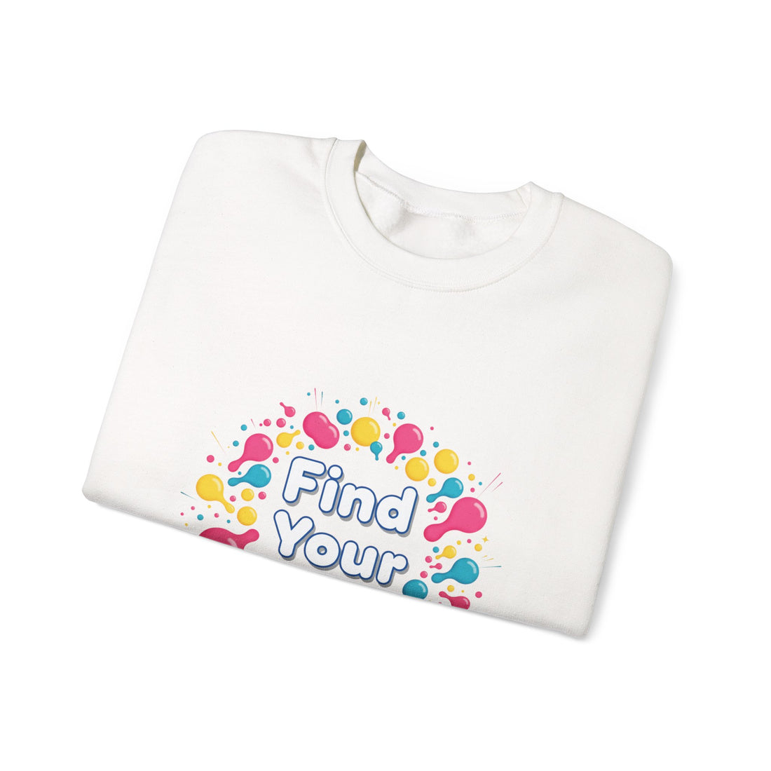 Find Your Joy Sweatshirt | dopamine decor, neon squiggle art