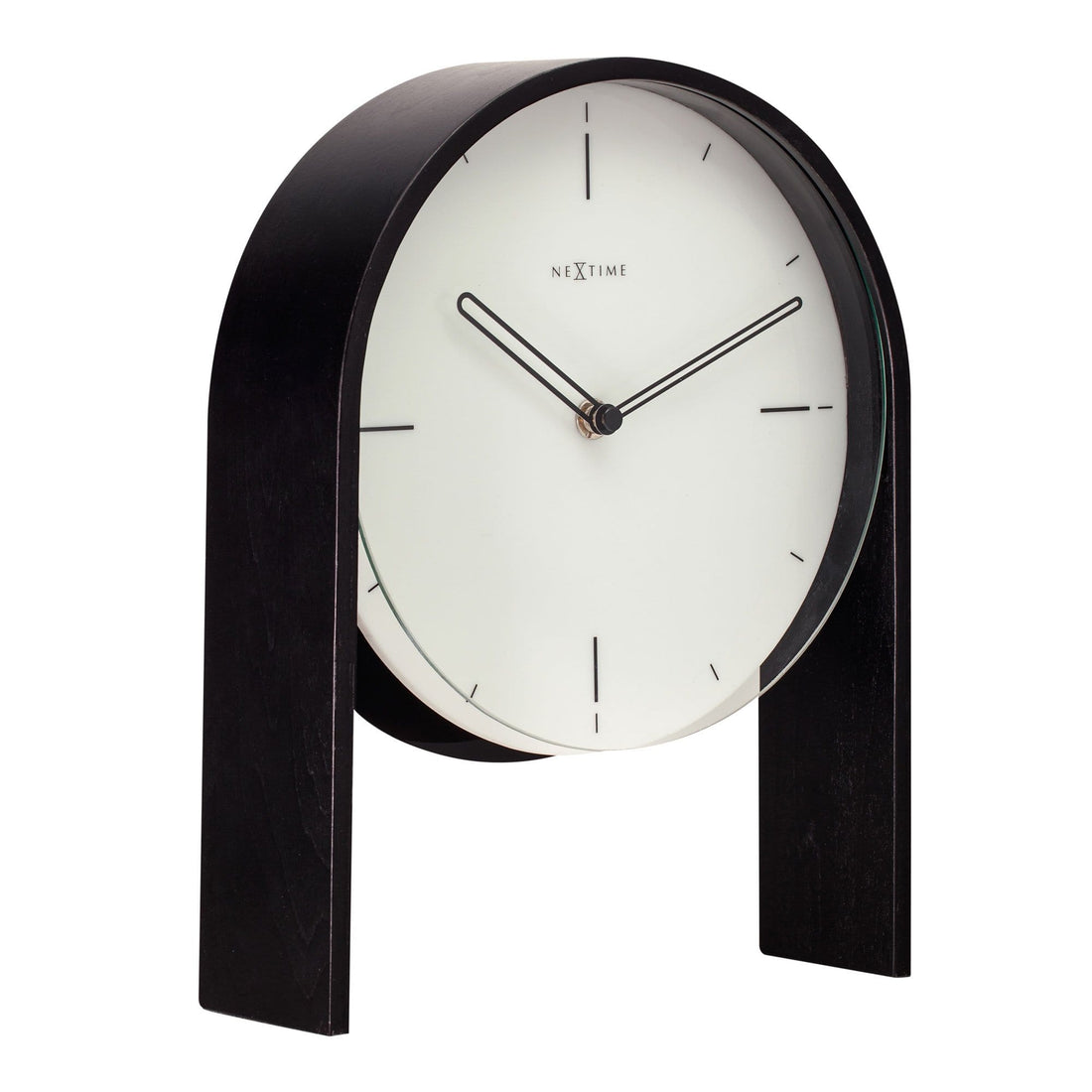 Table clock - 27 x 21 x 6,5 cm - Wood - 'Noa Table' - Goat Corp