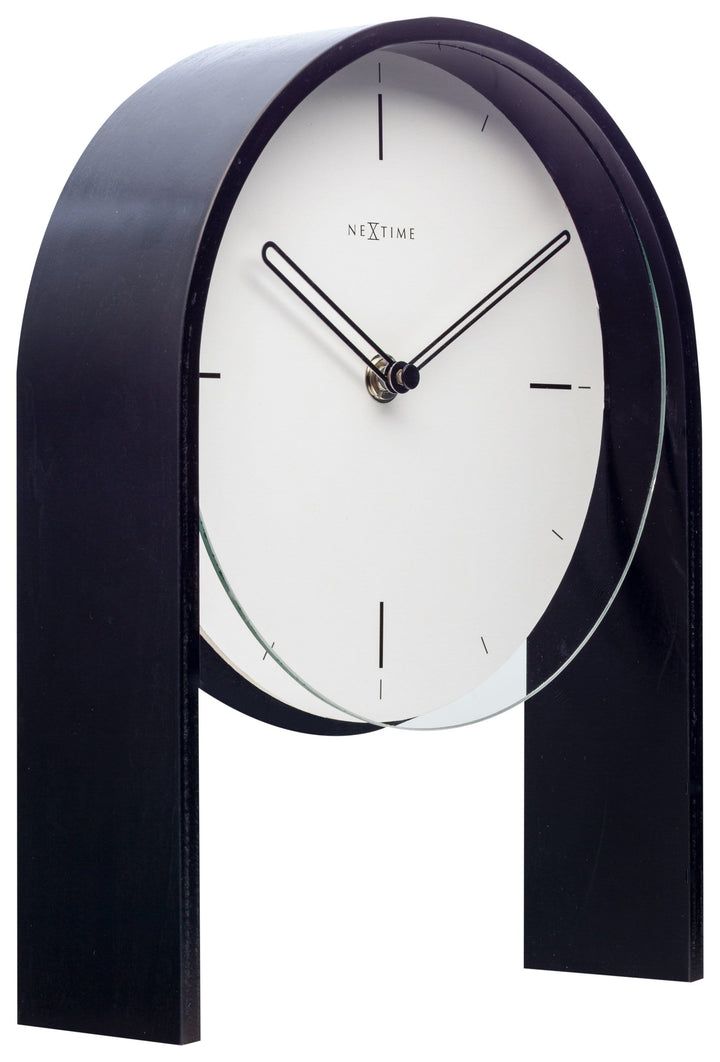 Table clock - 27 x 21 x 6,5 cm - Wood - 'Noa Table' - Goat Corp