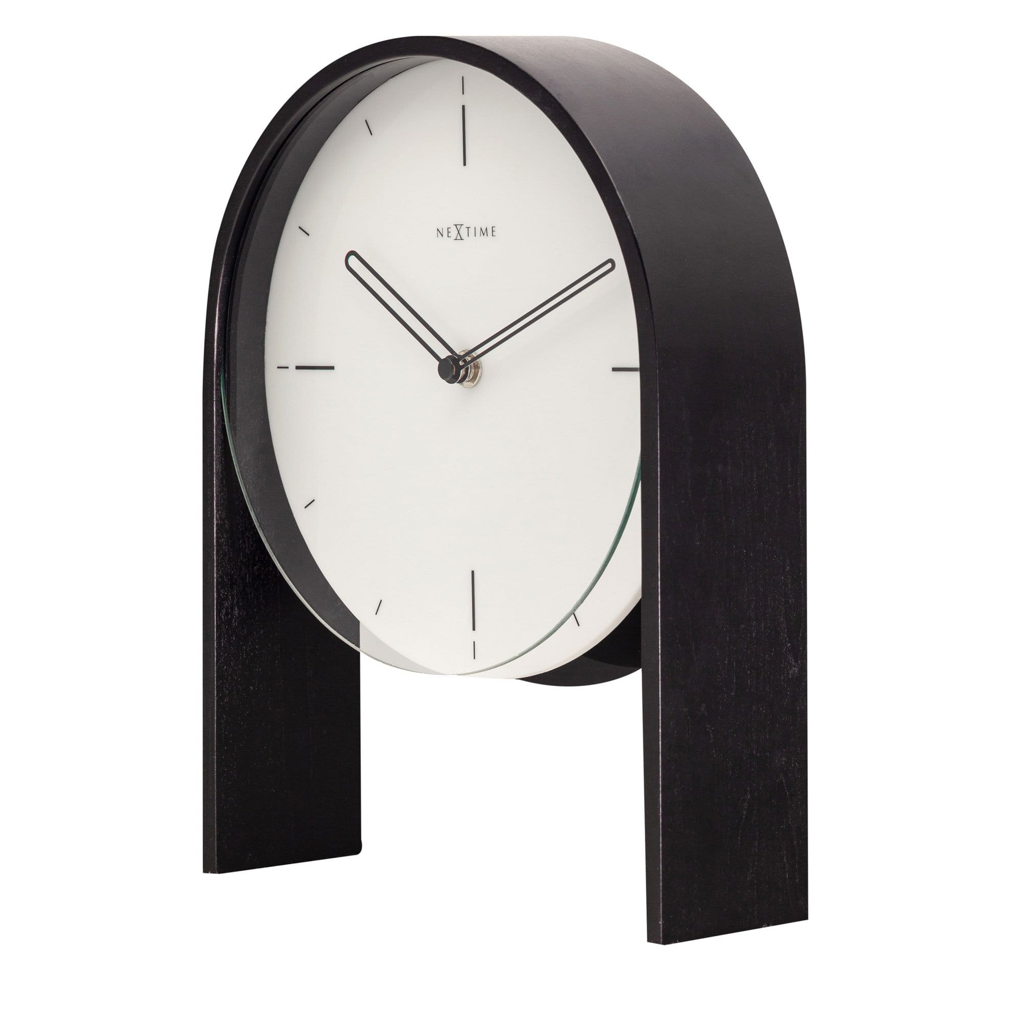 Table clock - 27 x 21 x 6,5 cm - Wood - 'Noa Table' - Goat Corp