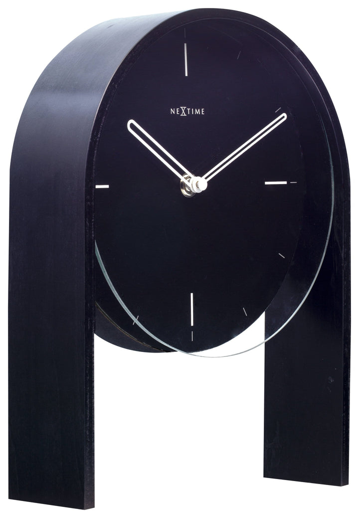 Table clock - 27 x 21 x 6,5 cm - Wood - 'Noa Table' - Goat Corp