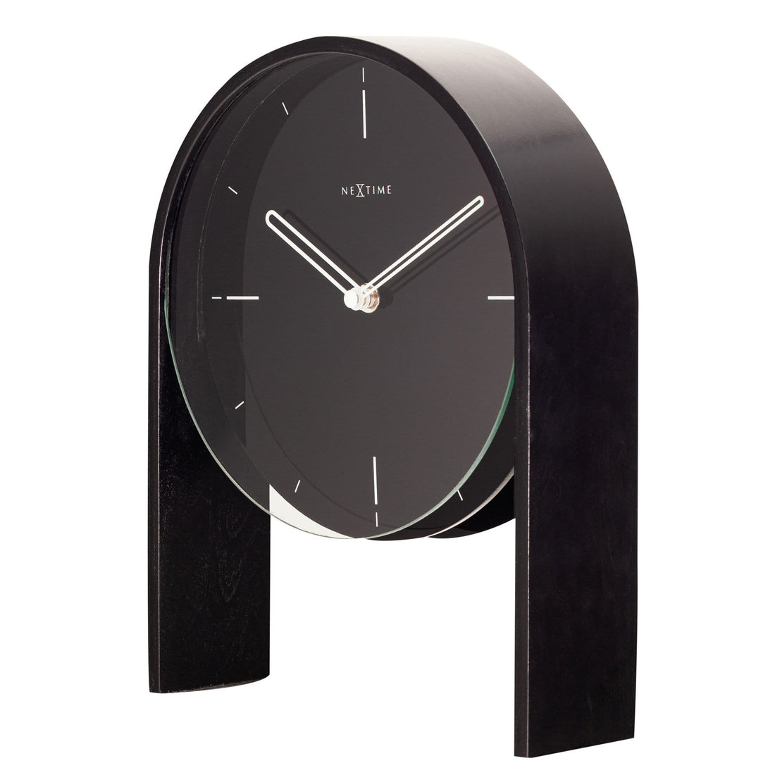 Table clock - 27 x 21 x 6,5 cm - Wood - 'Noa Table' - Goat Corp