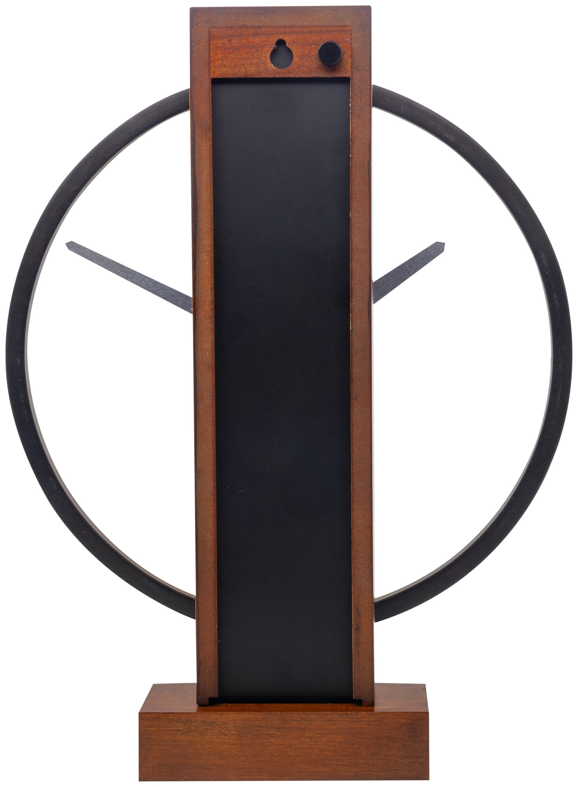 Table / Wall clock - 34 x 27 cm - Wood/Steel -  'Carl Small' - Goat Corp