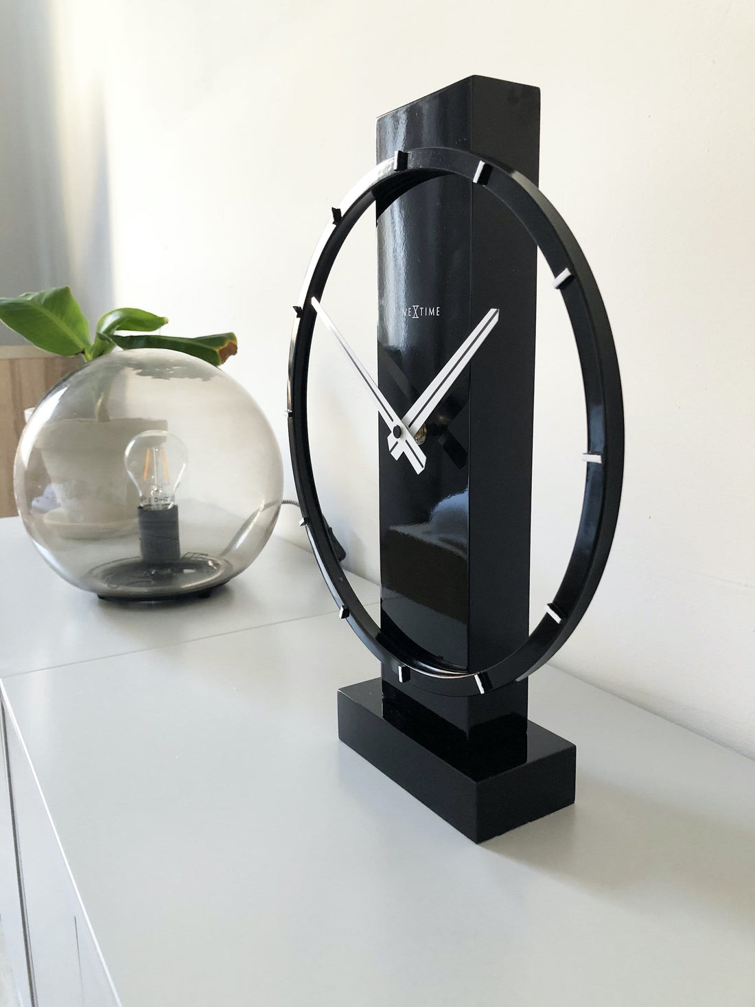 Table / Wall clock - 34 x 27 cm - Wood/Steel - 'Carl Small' - Goat Corp