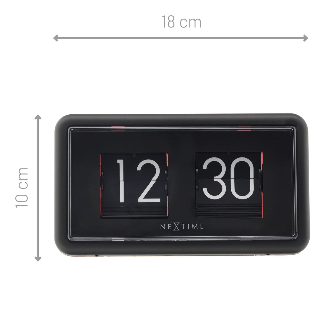 Flip Clock - Table or Wall Clock - 18x10x7cm - Goat Corp