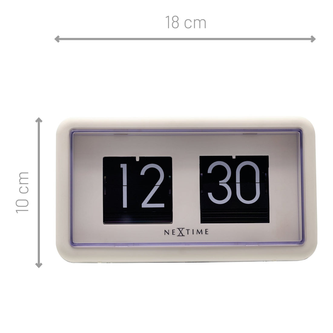 Flip Clock - Table or Wall Clock - 18x10x7cm - Goat Corp