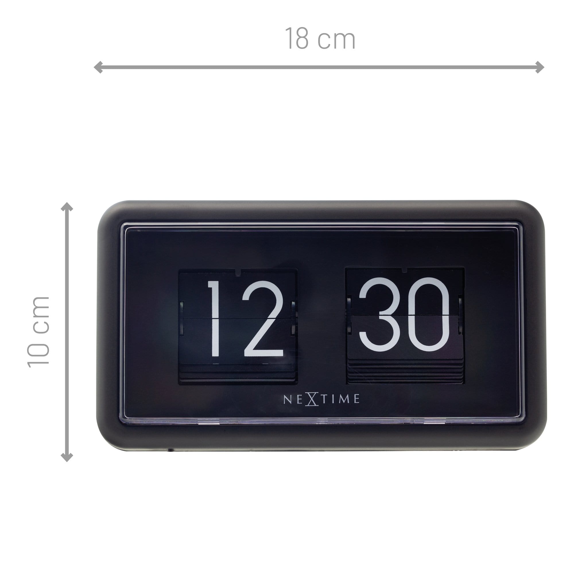 Flip Clock - Table or Wall Clock - 18x10x7cm - Goat Corp