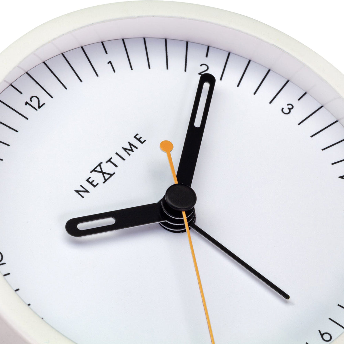 Table Alarm Clock 9x9x7.5cm - Silent - Light function /Metal "Small" - Goat Corp