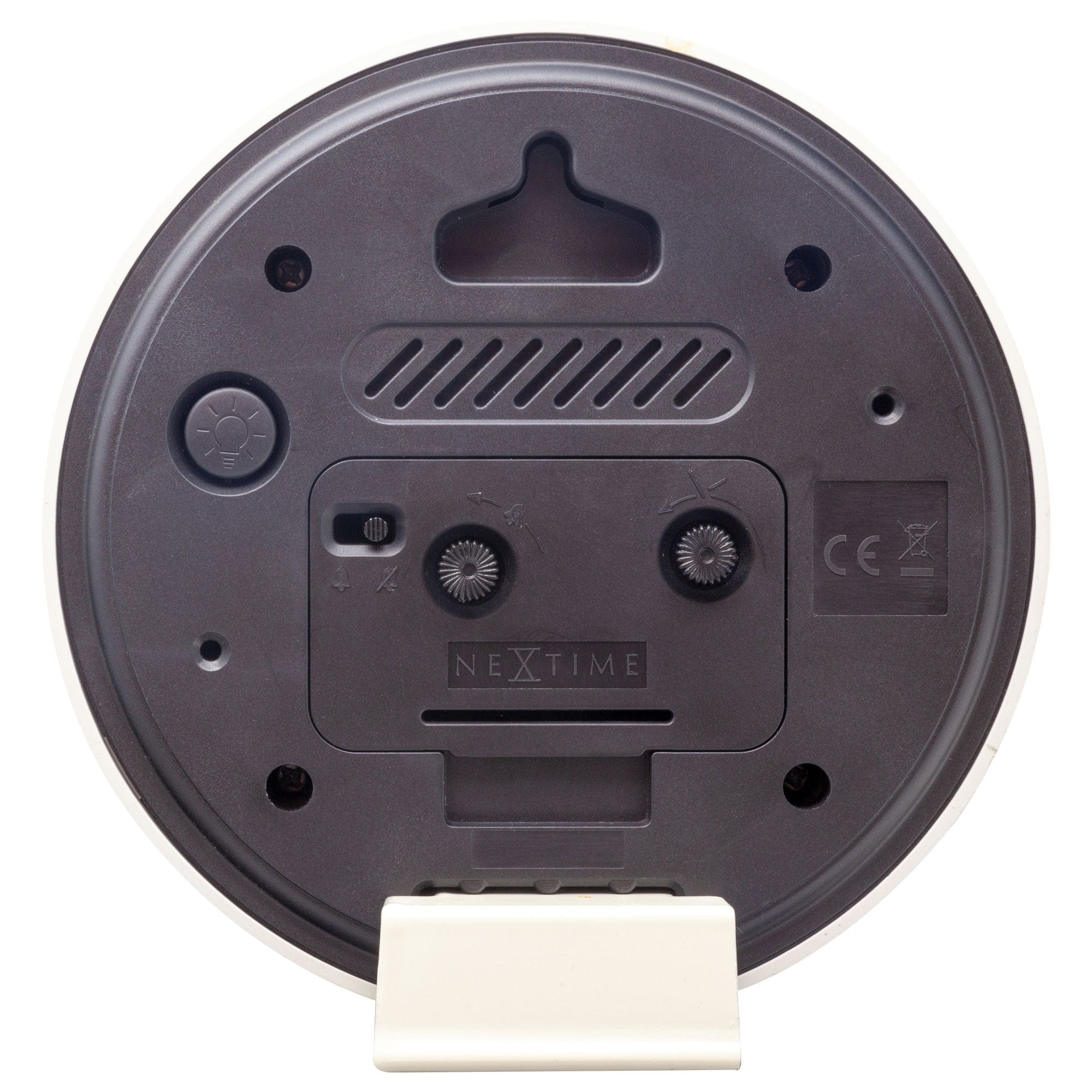 Table Alarm Clock 12.5x13x5.5cm - Silent - Light function / colour - Plastic "Sophia Small" - Goat Corp