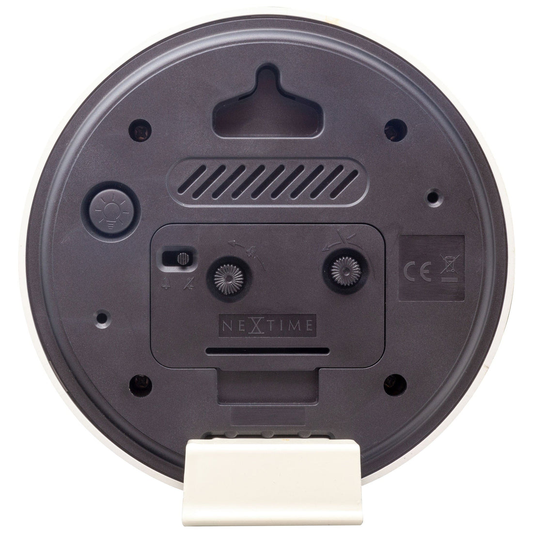 Table Alarm Clock 12.5x13x5.5cm - Silent - Light function / Plastic "Rocket" - Goat Corp