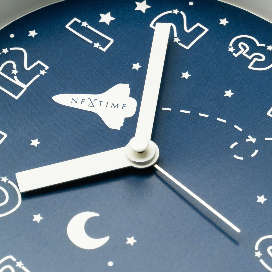 Table Alarm Clock 12.5x13x5.5cm - Silent - Light function / Plastic "Rocket" - Goat Corp