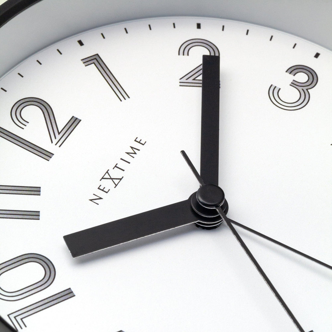 Table Alarm Clock 12.5x13x5.5cm - Silent - Light function - Plastic "Reflect" - Goat Corp