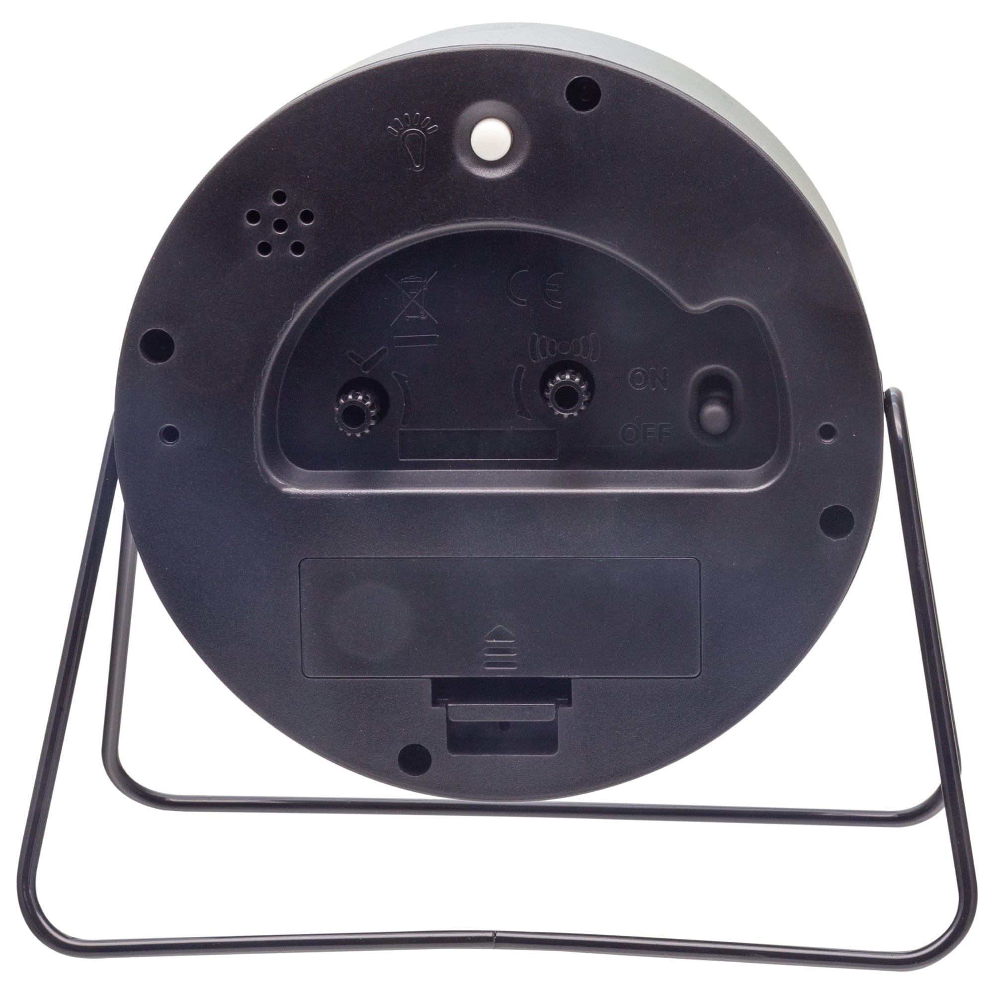 Table Alarm Clock 14x13x7cm - Silent - Metal - "Berlin Table" - Goat Corp