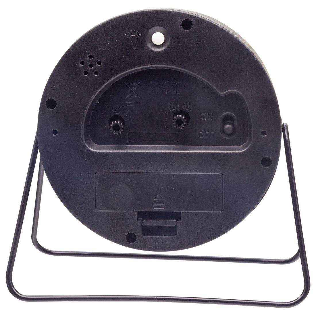 Table Alarm Clock 14x13x7cm - Silent - Metal - "Berlin Table" - Goat Corp