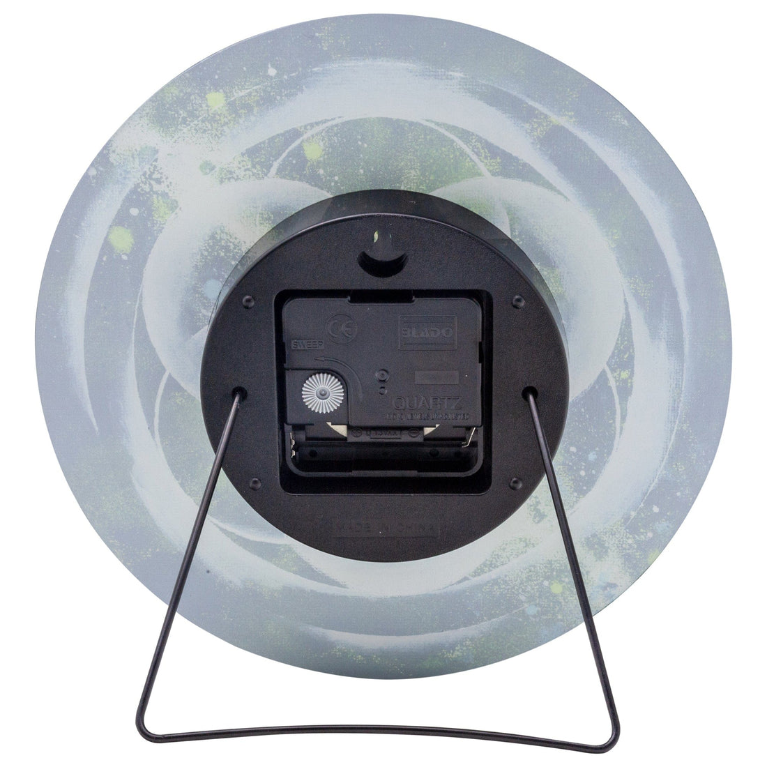 Table/Wall clock 20cm - Silent - Green -  Tempered Glass - "Cosmo Table" - Goat Corp