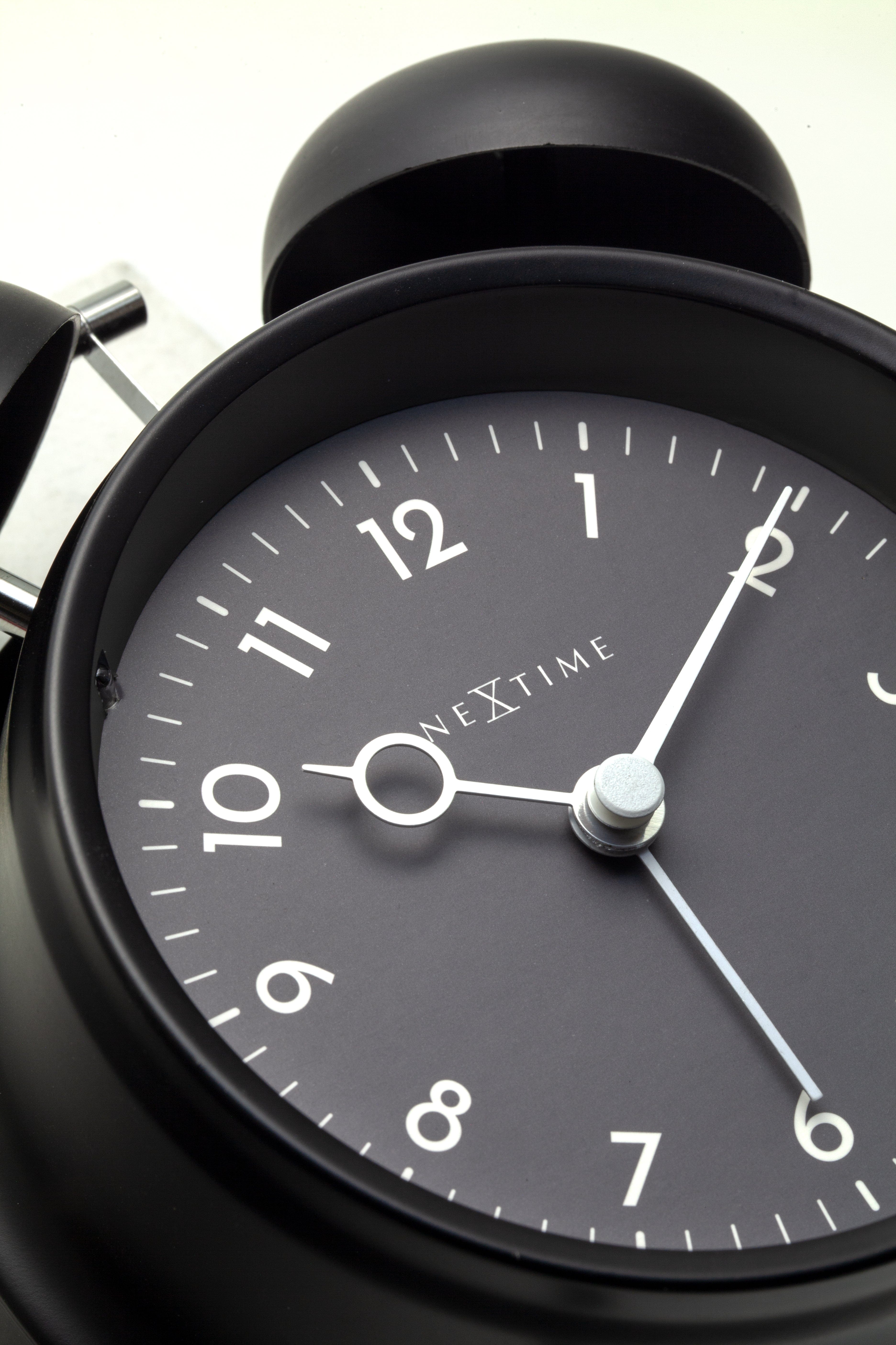 Table Alarm Clock 12 x 14 x 6cm-Metal-NeXtime "Golden Hour" - Goat Corp