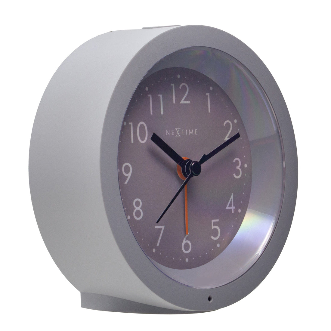 Table Alarm Clock 10.5cm x 3.6cm-Silent-Light Dial-NeXtime "Circle" - Goat Corp