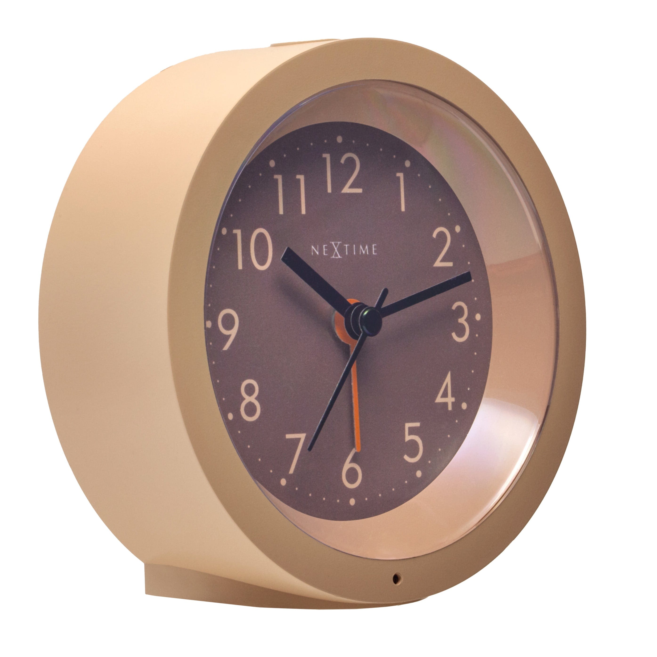 Table Alarm Clock 10.5cm x 3.6cm-Silent-Light Dial-NeXtime "Circle" - Goat Corp