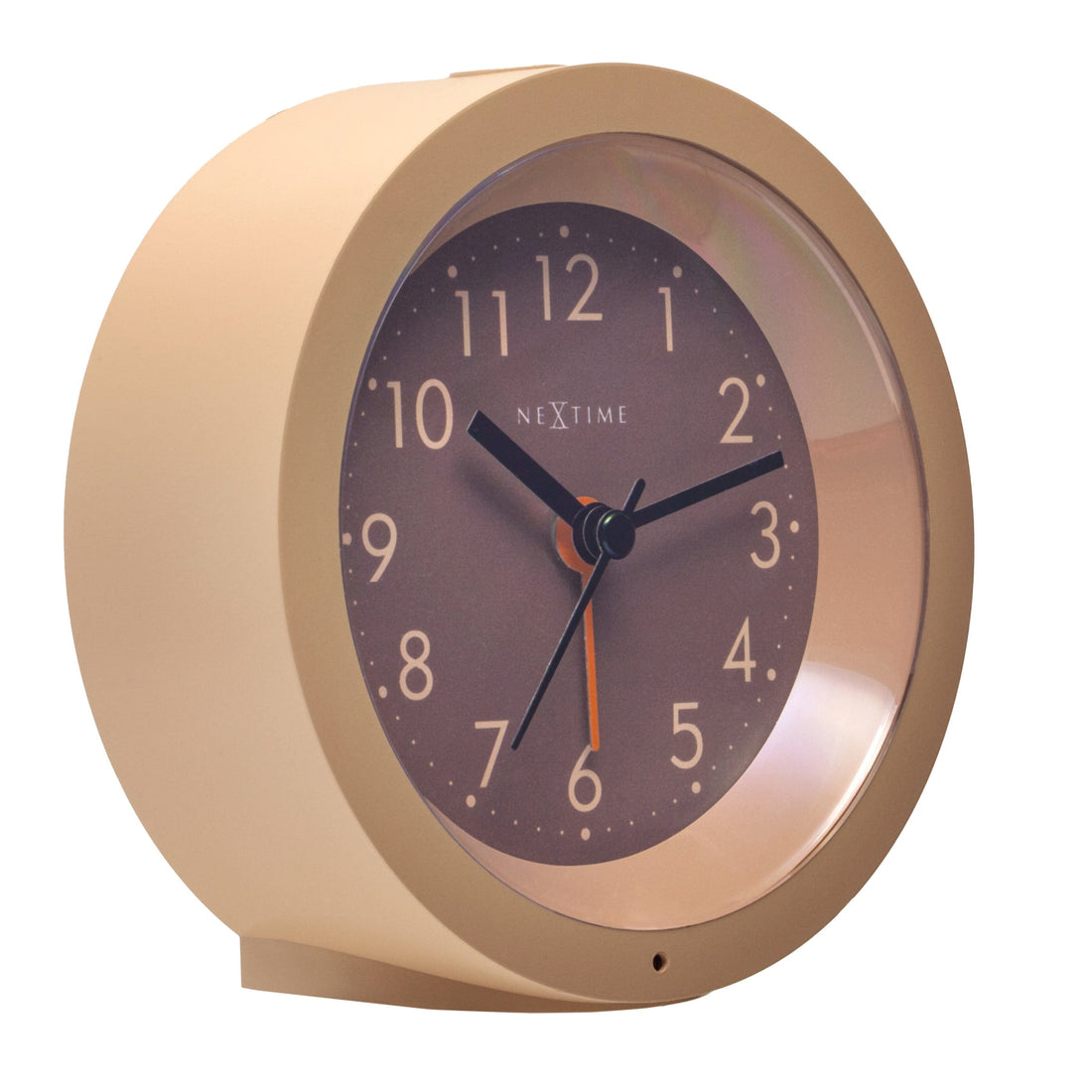 Table Alarm Clock 10.5cm x 3.6cm-Silent-Light Dial-NeXtime "Circle" - Goat Corp
