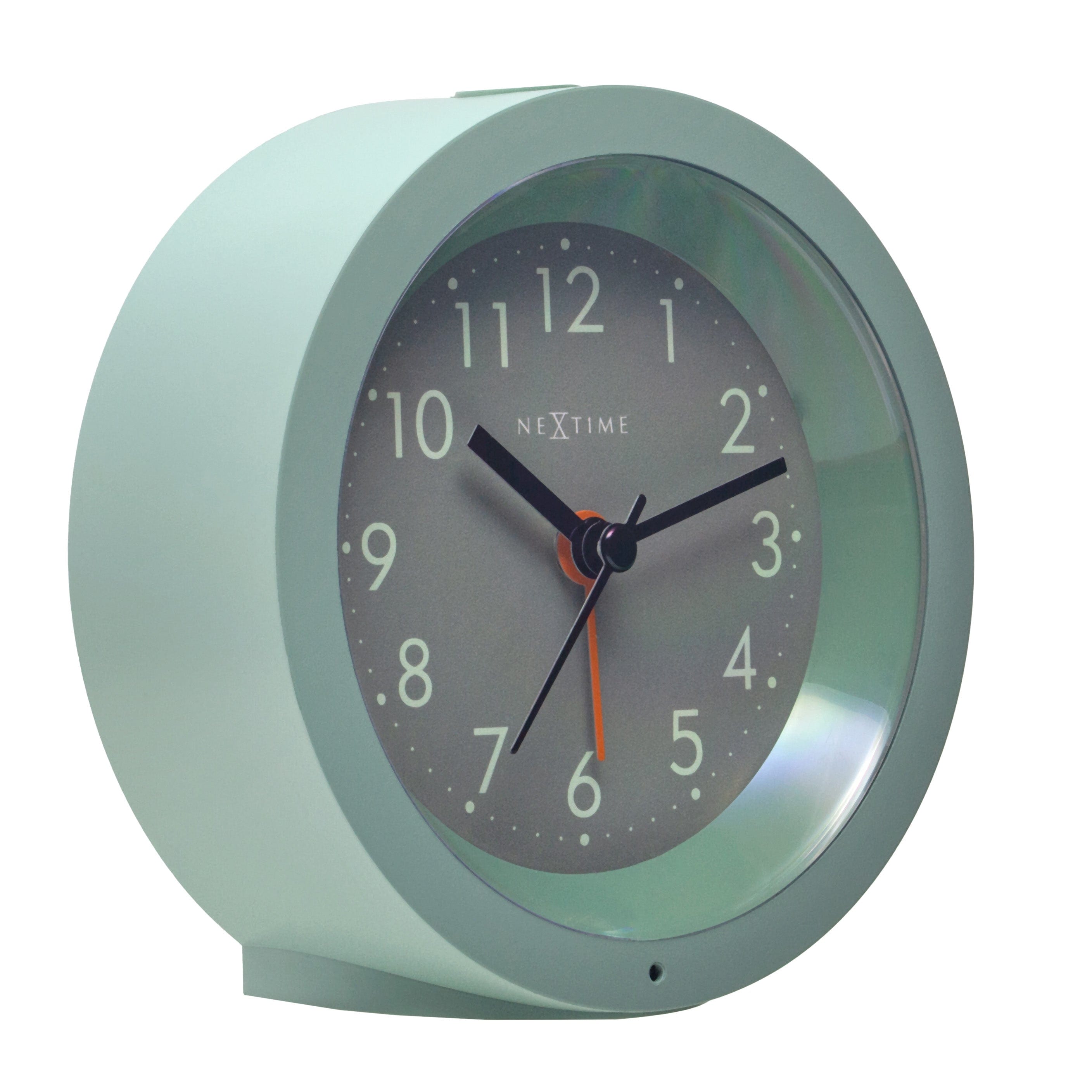 Table Alarm Clock 10.5cm x 3.6cm-Silent-Light Dial-NeXtime "Circle" - Goat Corp