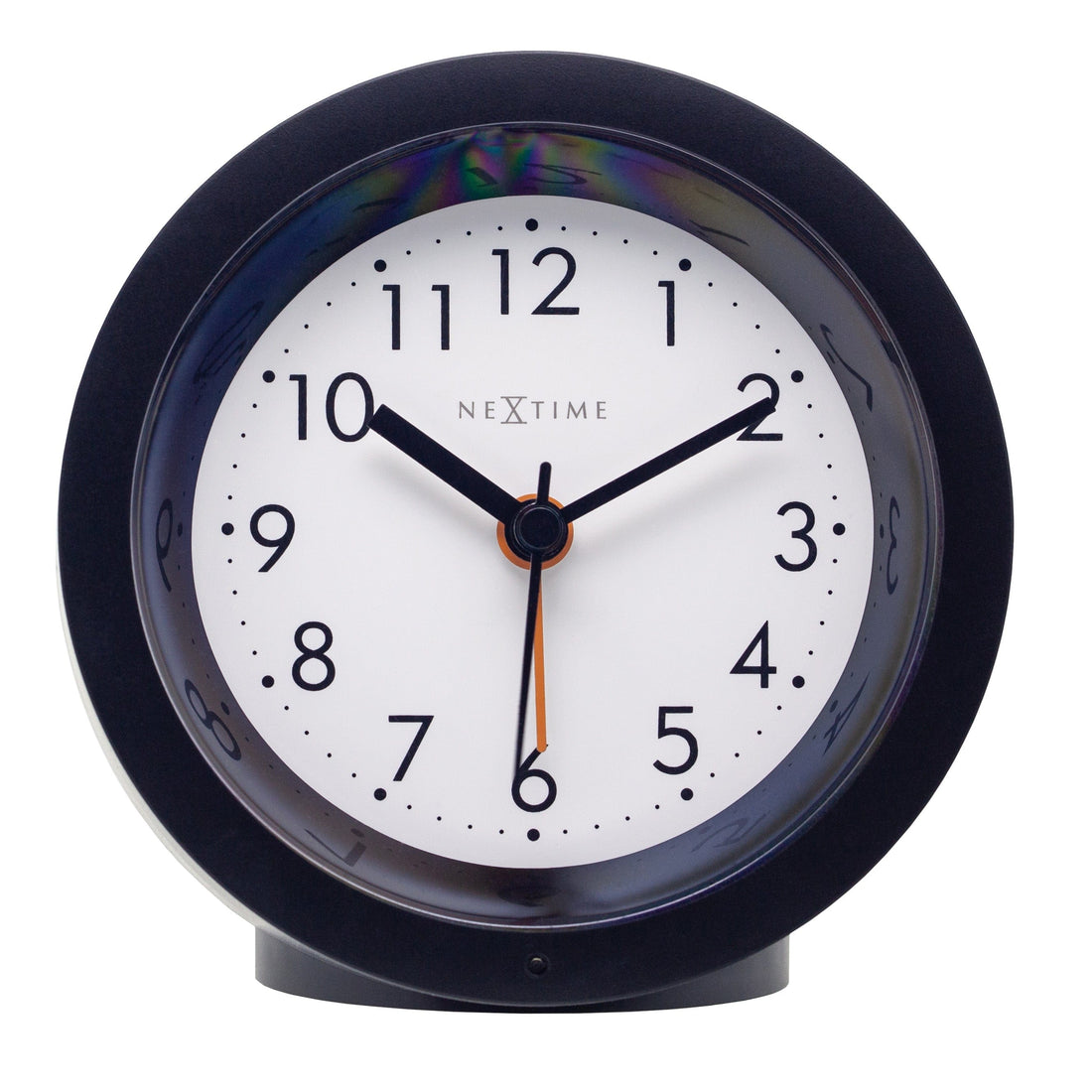 Table Alarm Clock 10.5cm x 3.6cm-Silent-Light Dial-NeXtime "Circle" - Goat Corp
