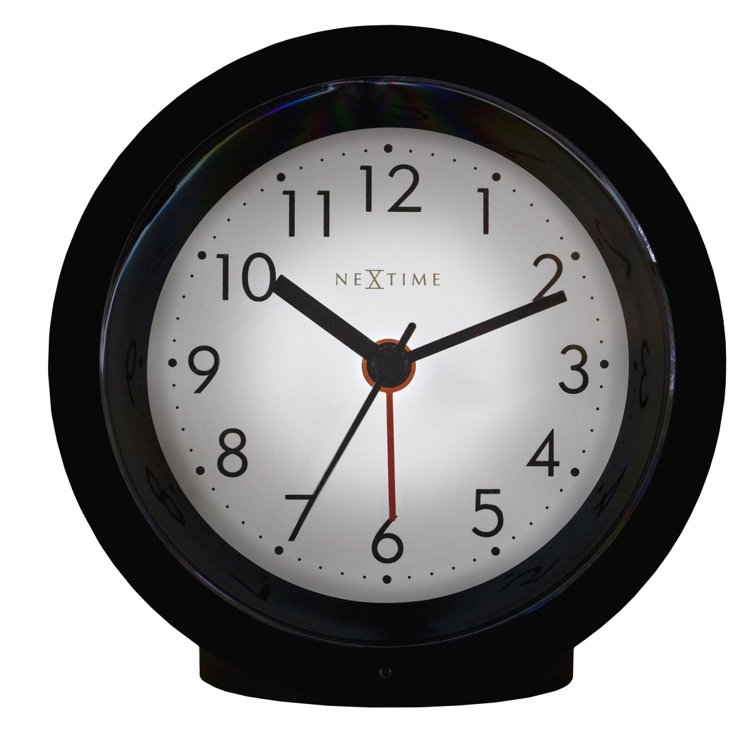 Table Alarm Clock 10.5cm x 3.6cm-Silent-Light Dial-NeXtime "Circle" - Goat Corp