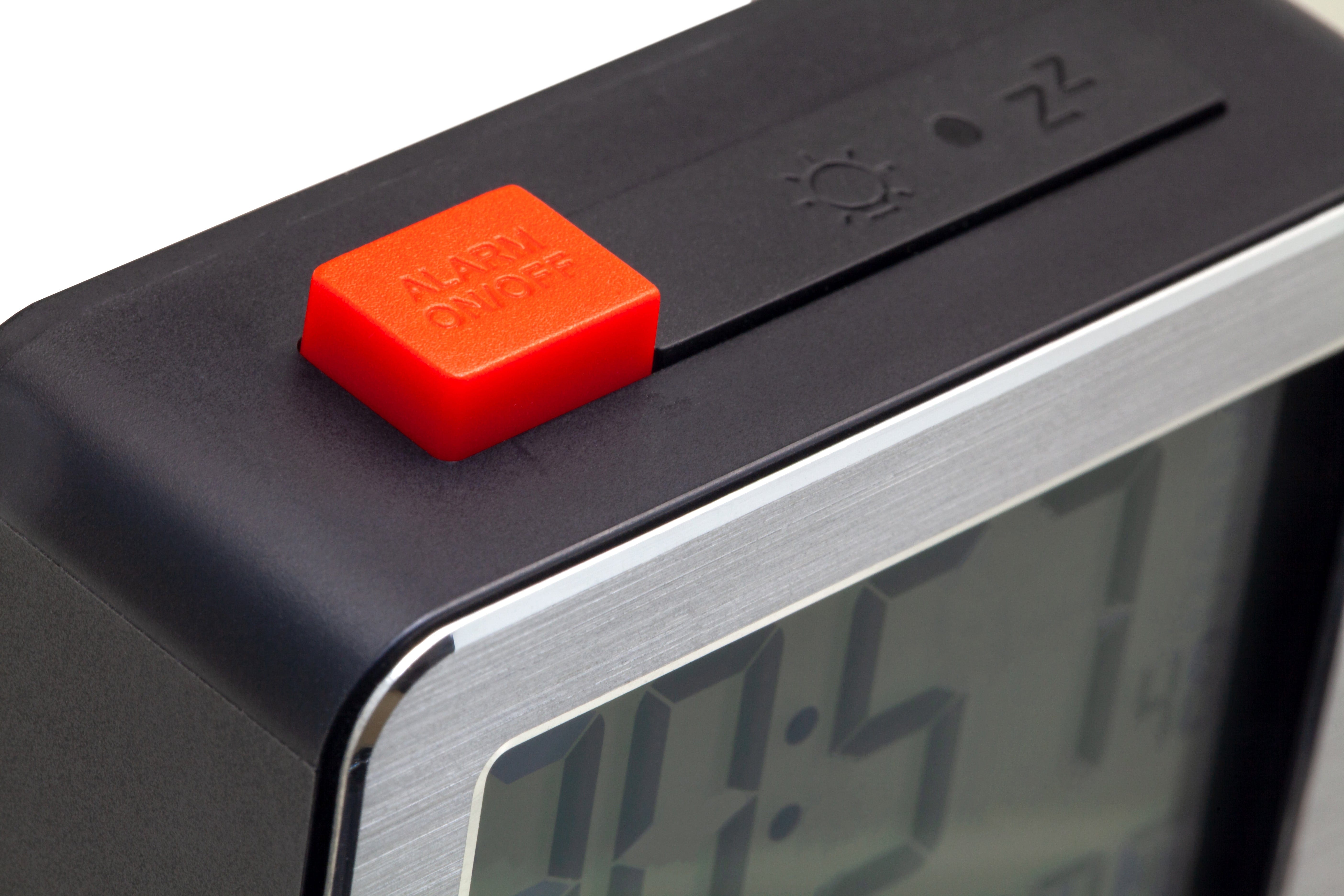 Digital Table Alarm Clock 6x6.4x2.1cm-RCC-Metal/ABS-NeXtime-"Mini" - Goat Corp