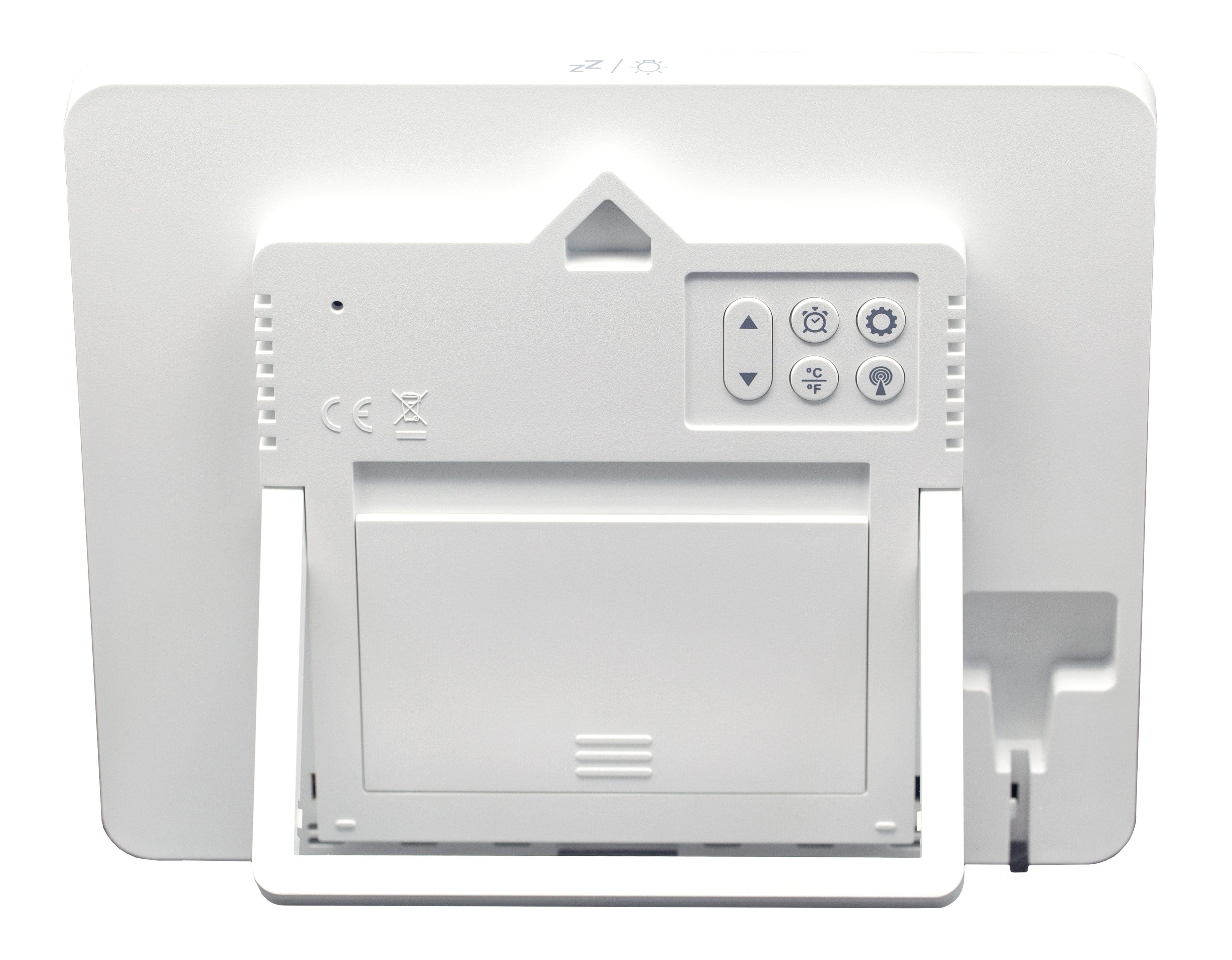 Digital Table/Wall Clock 17.3x14x2.7cm-RCC-Weather Station-ABS-NeXtime-"Oneforall" - Goat Corp