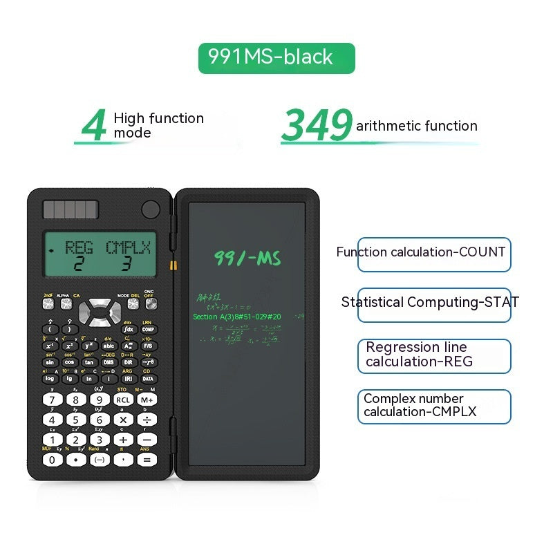2 In 1 Foldable Scientific Calculators Handwriting Tablet Learning Function Calculator  Foldable Desk Scientific Calculators - Goat Corp