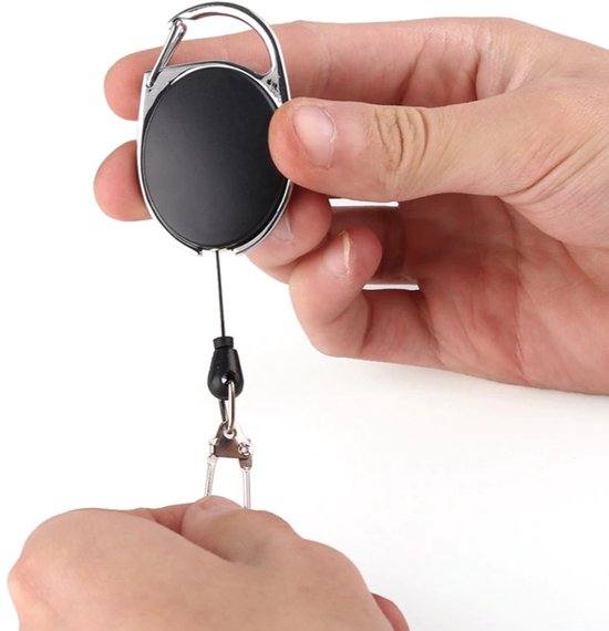 Premium Uittrekbare Broekclip - Zwart - Goat Corp